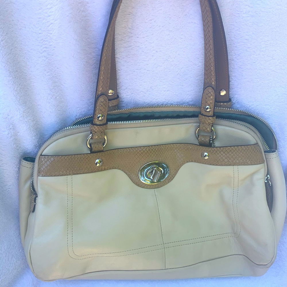 Authentic COACH leather handbag